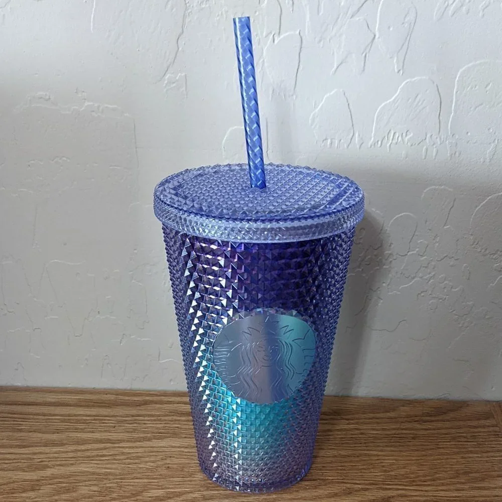 Starbucks Mermaid Iridescent Ombre Bling 16 oz Tumbler